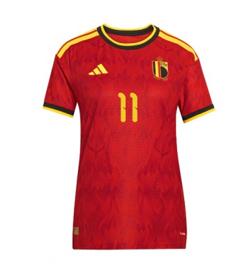 Belgien Jeremy Doku #11 Hjemmebanetrøje Dame VM 2026 Kortærmet